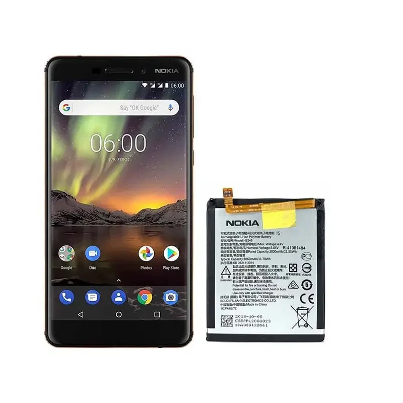باتری گوشی نوکیا Nokia 6.1 اصلی